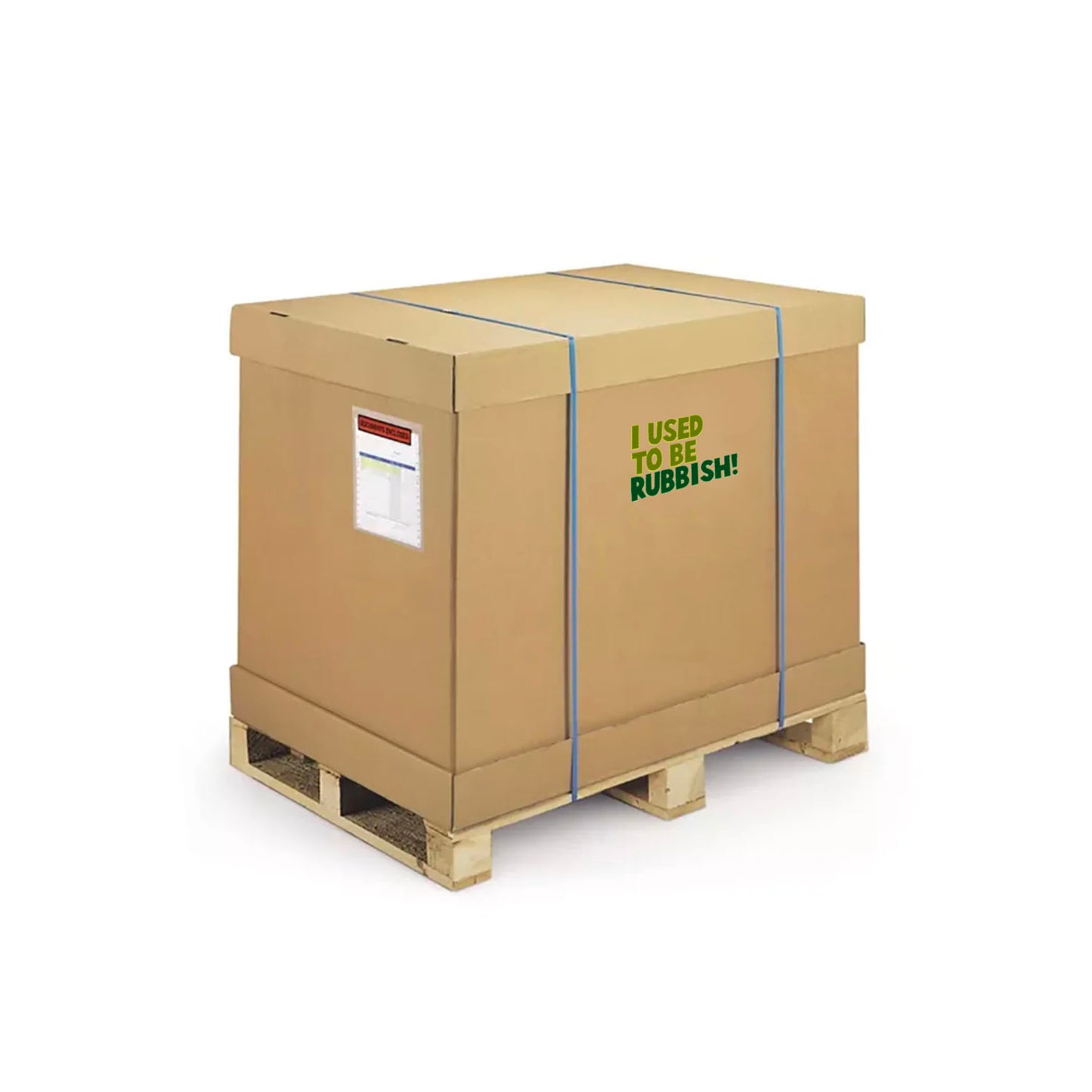 PALLET - I Used To Be Rubbish Recycled Pint Cup CE - 18 x 1000 Pack